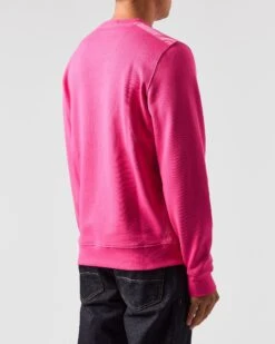 Weekend Offender F Bomb Sweatshirt Cerise Pink -Clothing Shop SWAW2302 F BOMB CERISE 0615 MODEL