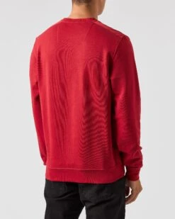 Weekend Offender F Bomb Sweatshirt Scarlet Red -Clothing Shop SWAW2302 F BOMB SCARLET 0442