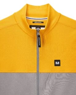 Weekend Offender Topping Zip Through Sweatshirt Light Grey -Clothing Shop SWAW2305 TOPPING LIGHT GREY5273