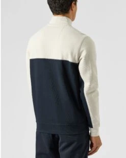 Weekend Offender Topping Zip Through Sweatshirt Navy -Clothing Shop SWAW2305 TOPPING NAVY 1955 MODEL