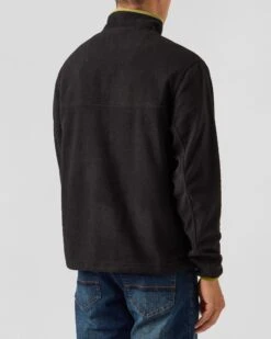 Weekend Offender Cruz Polar Fleece Black/Lime Green -Clothing Shop SWAW2306 CRUZ BLACK LIME 0428