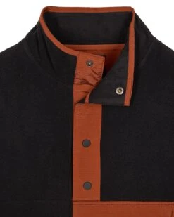 Weekend Offender Cruz Polar Fleece Black/Orange Peel 13 Weekend Offender Cruz Polar Fleece Black/Orange Peel -Clothing Shop SWAW2306 CRUZ BLACK ORANGE 3665