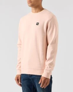 Weekend Offender Ferrer Sweatshirt Peachy -Clothing Shop SWAW2309 FERRER PEACHY 0404