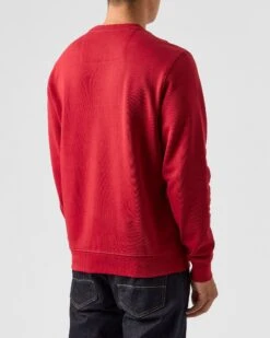 Weekend Offender Ferrer Sweatshirt Scarlet Red -Clothing Shop SWAW2309 FERRER SCARLET 0361