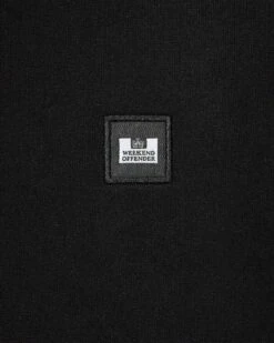 Weekend Offender Faraone Quarter Zip Sweatshirt Black -Clothing Shop SWAW2310 FARAONE BLACK 4478