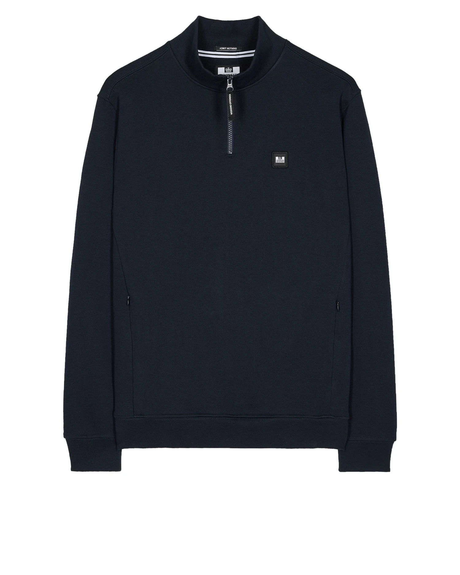 Weekend Offender Faraone Quarter Zip Sweatshirt Navy 1 Weekend Offender Faraone Quarter Zip Sweatshirt Navy