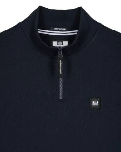 Weekend Offender Faraone Quarter Zip Sweatshirt Navy 11 Weekend Offender Faraone Quarter Zip Sweatshirt Navy -Clothing Shop SWAW2310 FARAONE NAVY 3735