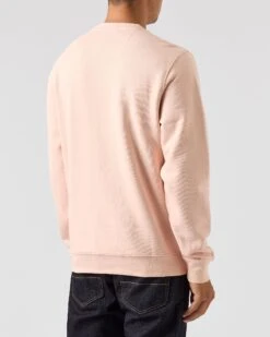 Weekend Offender Vega Sweatshirt Peachy/House Check -Clothing Shop SWAW2312 VEGA PEACHY HOUSE CHECK 0140 MODEL