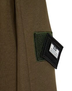 Weekend Offender Adiel Mesh Pocket Sweatshirt Dark Green -Clothing Shop SWAW2316 ADIEL DARK GREEN 4036