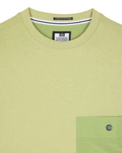 Weekend Offender Sirenko Pocket Sweatshirt Fern Moss -Clothing Shop SWSS23 07 SIRENKO FERN MOSS 1983