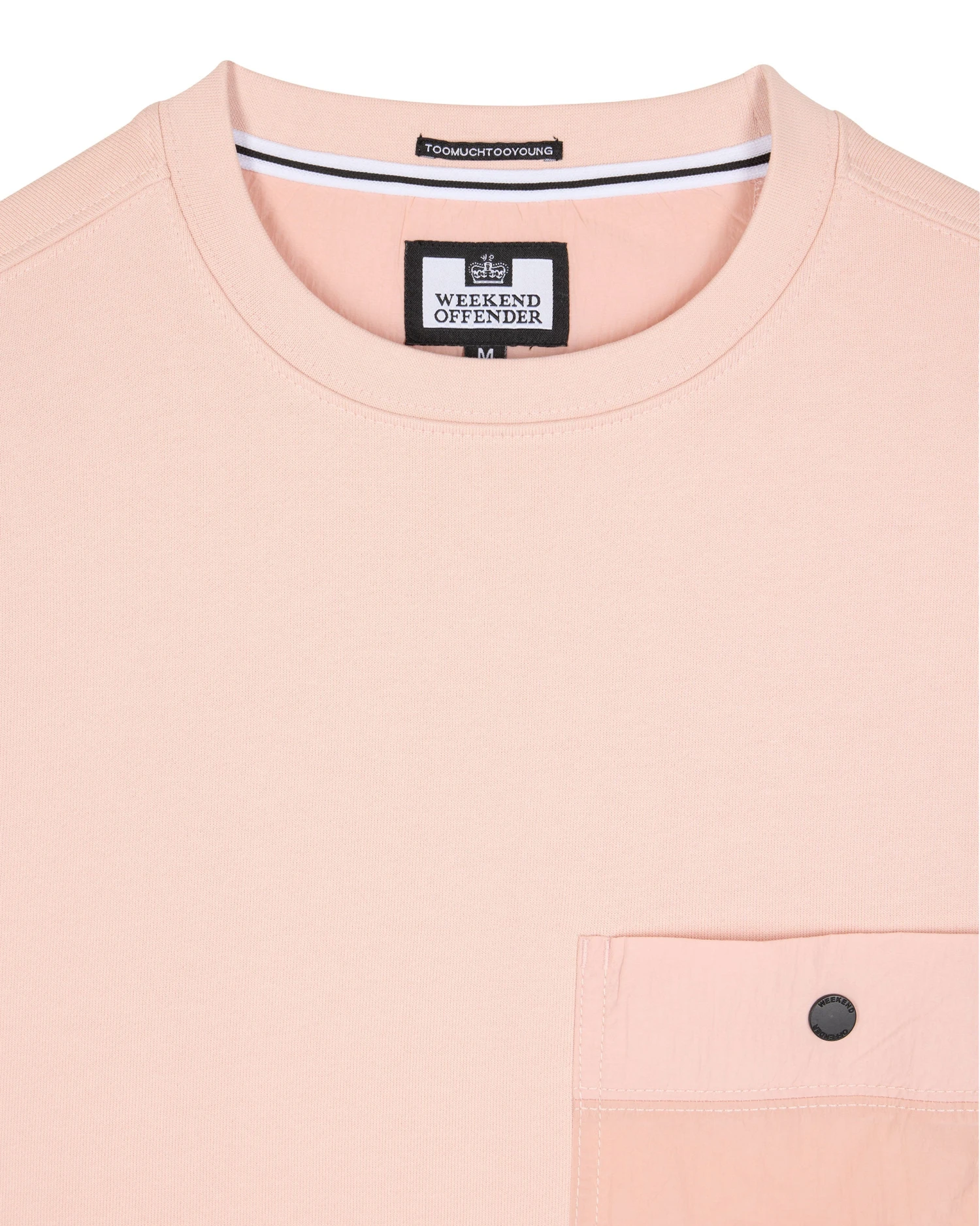 Weekend Offender Sirenko Pocket Sweatshirt Rosewater 6 Weekend Offender Sirenko Pocket Sweatshirt Rosewater - Image 6