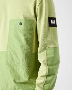 Weekend Offender Sirenko Pocket Sweatshirt Fern Moss -Clothing Shop SWSS2307 SIRENKO FERN MOSS 3486WO