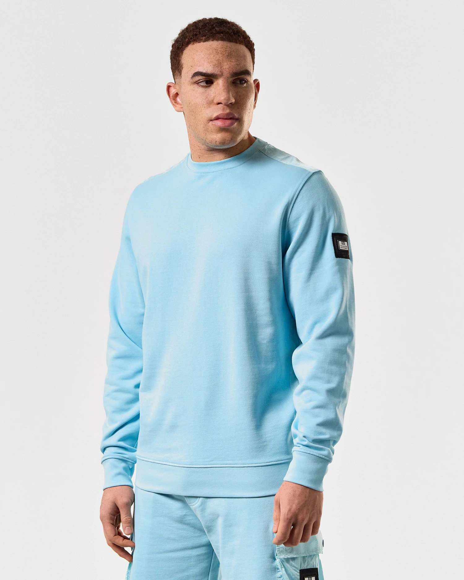 Weekend Offender F Bomb Sweatshirt Saltwater Blue 3 Weekend Offender F Bomb Sweatshirt Saltwater Blue - Image 3
