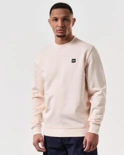 Weekend Offender Ferrer Sweatshirt Alabaster -Clothing Shop SWSS2402 FERRER ALABASTER 7476