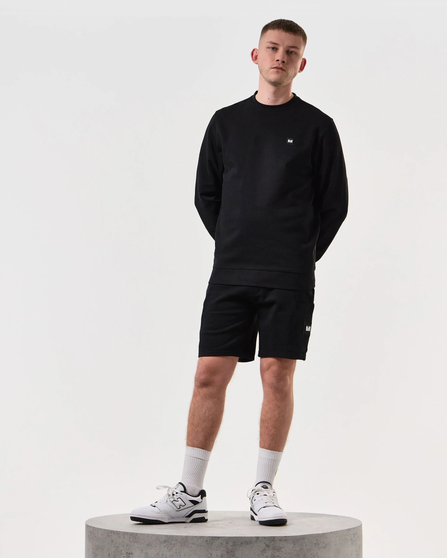 Weekend Offender Hawkins Jogger Shorts Black 2 Weekend Offender Hawkins Jogger Shorts Black - Image 2