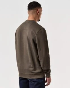 Weekend Offender Ferrer Sweatshirt Castle Green -Clothing Shop SWSS2402 FERRER CASTLE GREEN 7560