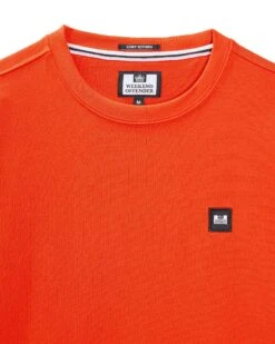 Weekend Offender Ferrer Sweatshirt Pure Orange -Clothing Shop SWSS2402 FERRER PURE ORANGE 11393