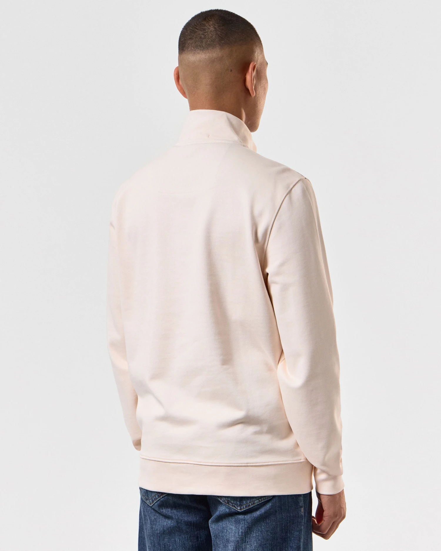 Weekend Offender Matisa Quarter Zip Sweatshirt Alabaster 4 Weekend Offender Matisa Quarter Zip Sweatshirt Alabaster - Image 4