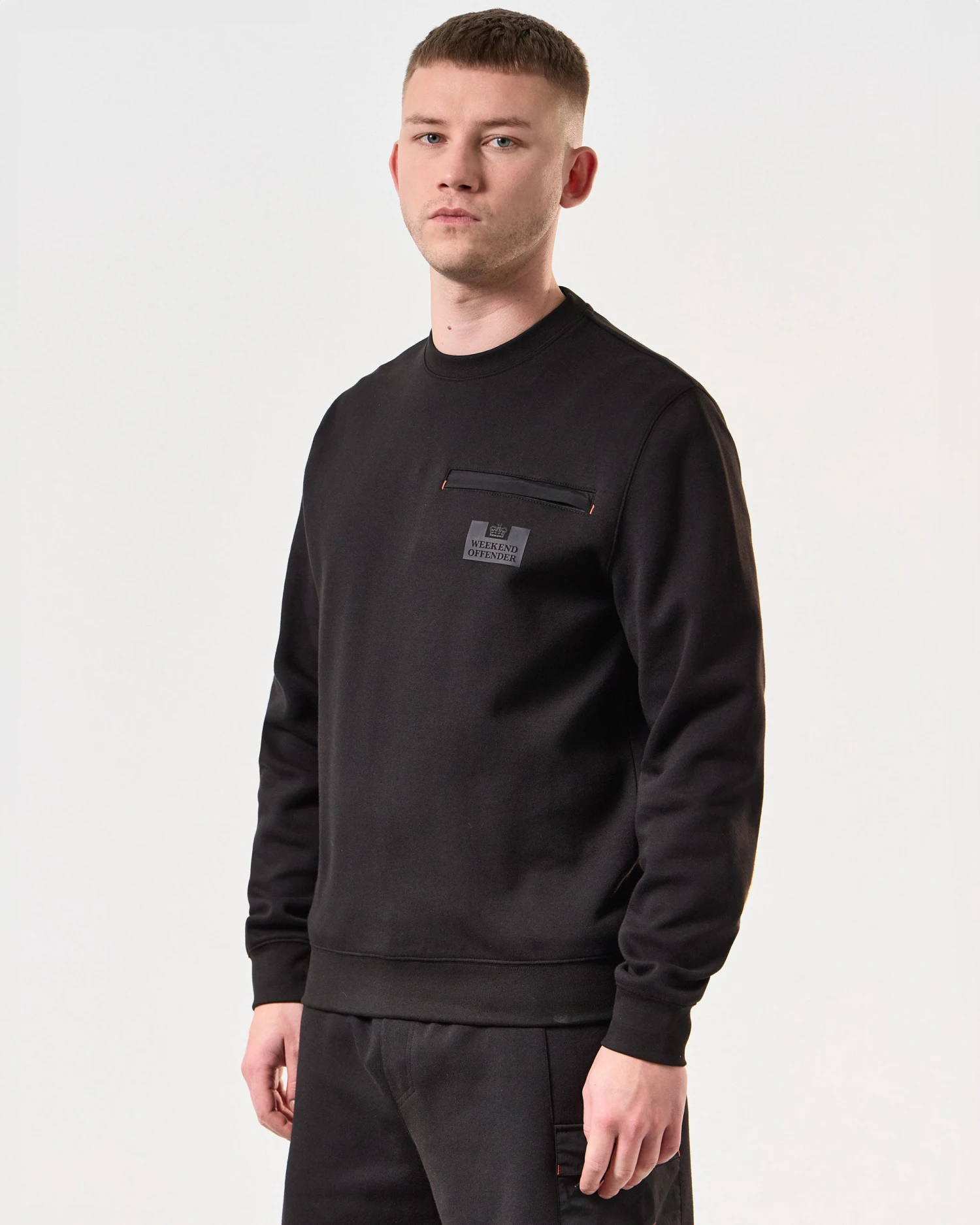 Weekend Offender Paraiso Sweatshirt Black 3 Weekend Offender Paraiso Sweatshirt Black - Image 3