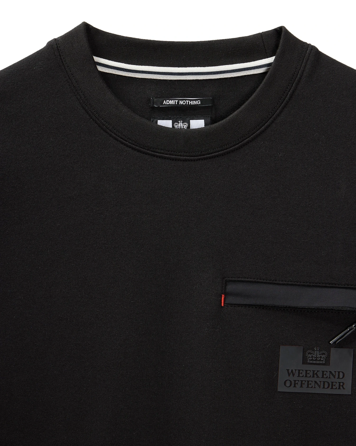 Weekend Offender Paraiso Sweatshirt Black 6 Weekend Offender Paraiso Sweatshirt Black - Image 6