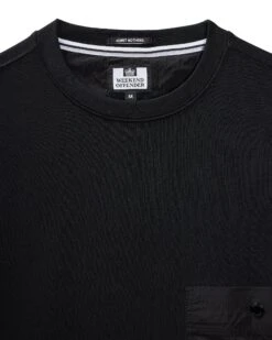 Weekend Offender Sirenko Pocket Sweatshirt Black -Clothing Shop SWSS2410 SIRENKO BLACK 11297