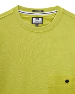 Weekend Offender Sirenko Pocket Sweatshirt Limeish Green -Clothing Shop SWSS2410 SIRENKO LIMEISH 11337