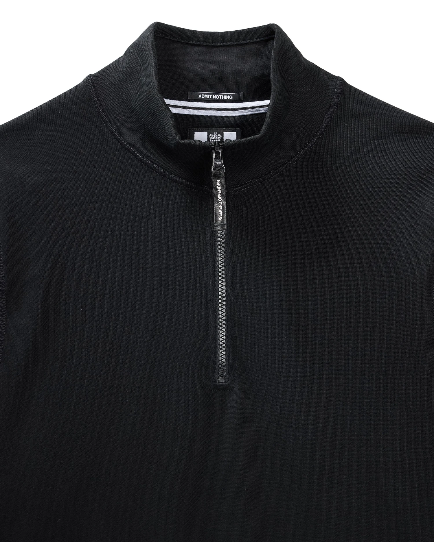 Weekend Offender Kraviz Quarter Zip Sweatshirt Black 5 Weekend Offender Kraviz Quarter Zip Sweatshirt Black - Image 5