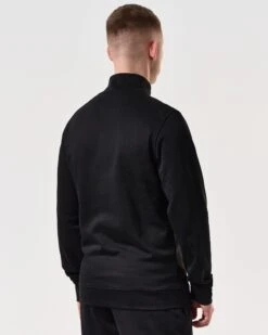 Weekend Offender Kraviz Quarter Zip Sweatshirt Black 9 Weekend Offender Kraviz Quarter Zip Sweatshirt Black -Clothing Shop SWSS2411 KRAVIZ BLACK 6361 MODEL