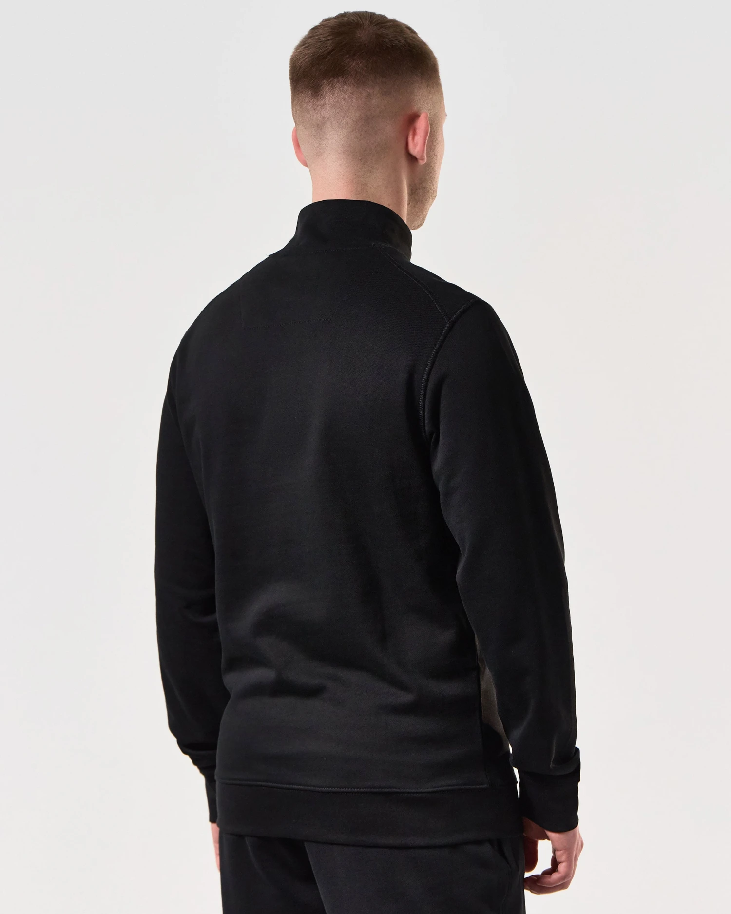 Weekend Offender Kraviz Quarter Zip Sweatshirt Black 4 Weekend Offender Kraviz Quarter Zip Sweatshirt Black - Image 4