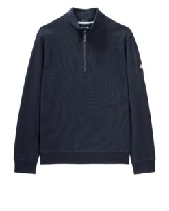Weekend Offender Kraviz Quarter Zip Sweatshirt Navy