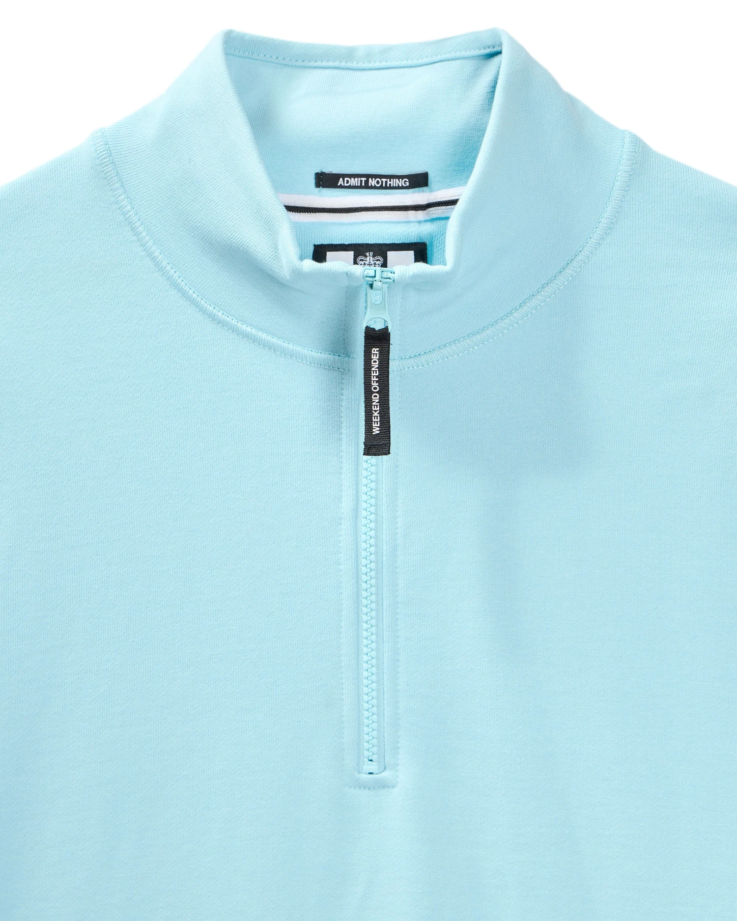Weekend Offender Kraviz Quarter Zip Sweatshirt Saltwater Blue 5 Weekend Offender Kraviz Quarter Zip Sweatshirt Saltwater Blue - Image 5