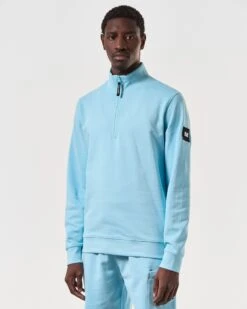 Weekend Offender Kraviz Quarter Zip Sweatshirt Saltwater Blue 8 Weekend Offender Kraviz Quarter Zip Sweatshirt Saltwater Blue -Clothing Shop SWSS2411 KRAVIZ SALTWATER 6644