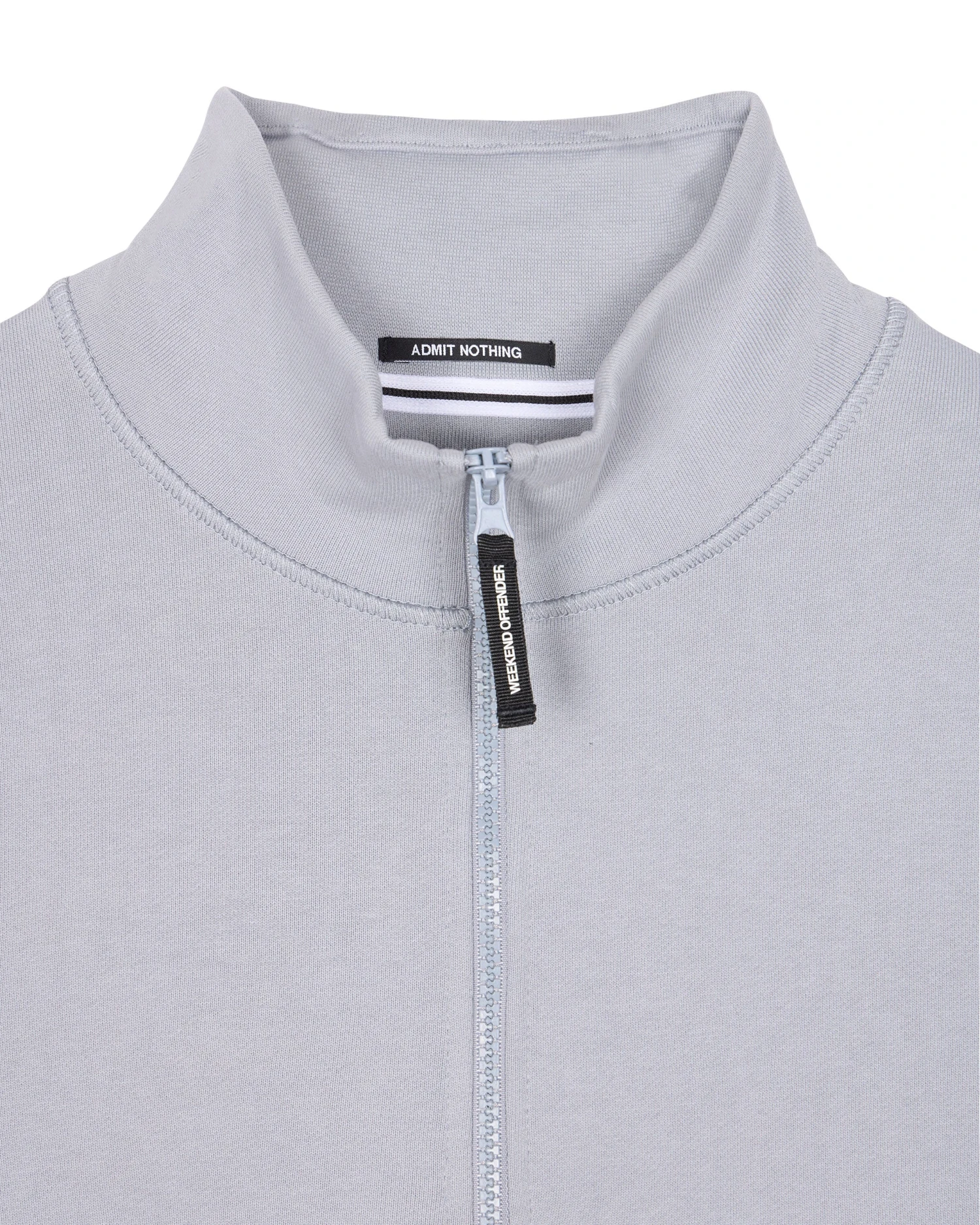 Weekend Offender Kraviz Quarter Zip Sweatshirt Smokey Grey 5 Weekend Offender Kraviz Quarter Zip Sweatshirt Smokey Grey - Image 5
