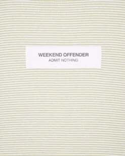 Weekend Offender Navarro Avenue T-Shirt Fern Moss -Clothing Shop TS SS23 07 NAVARRO AVE FERN MOSS 1164