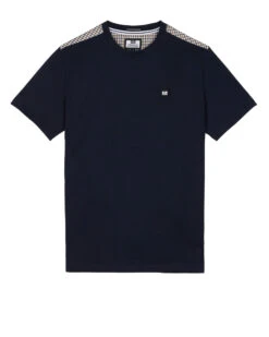 Weekend Offender Diaz T-Shirt SS23 Navy/House Check