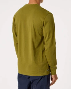 Weekend Offender Salto Long Sleeve T-Shirt Samphire -Clothing Shop TSAW22 06 SALTO AW22 SAMPHIRE MODEL 3727