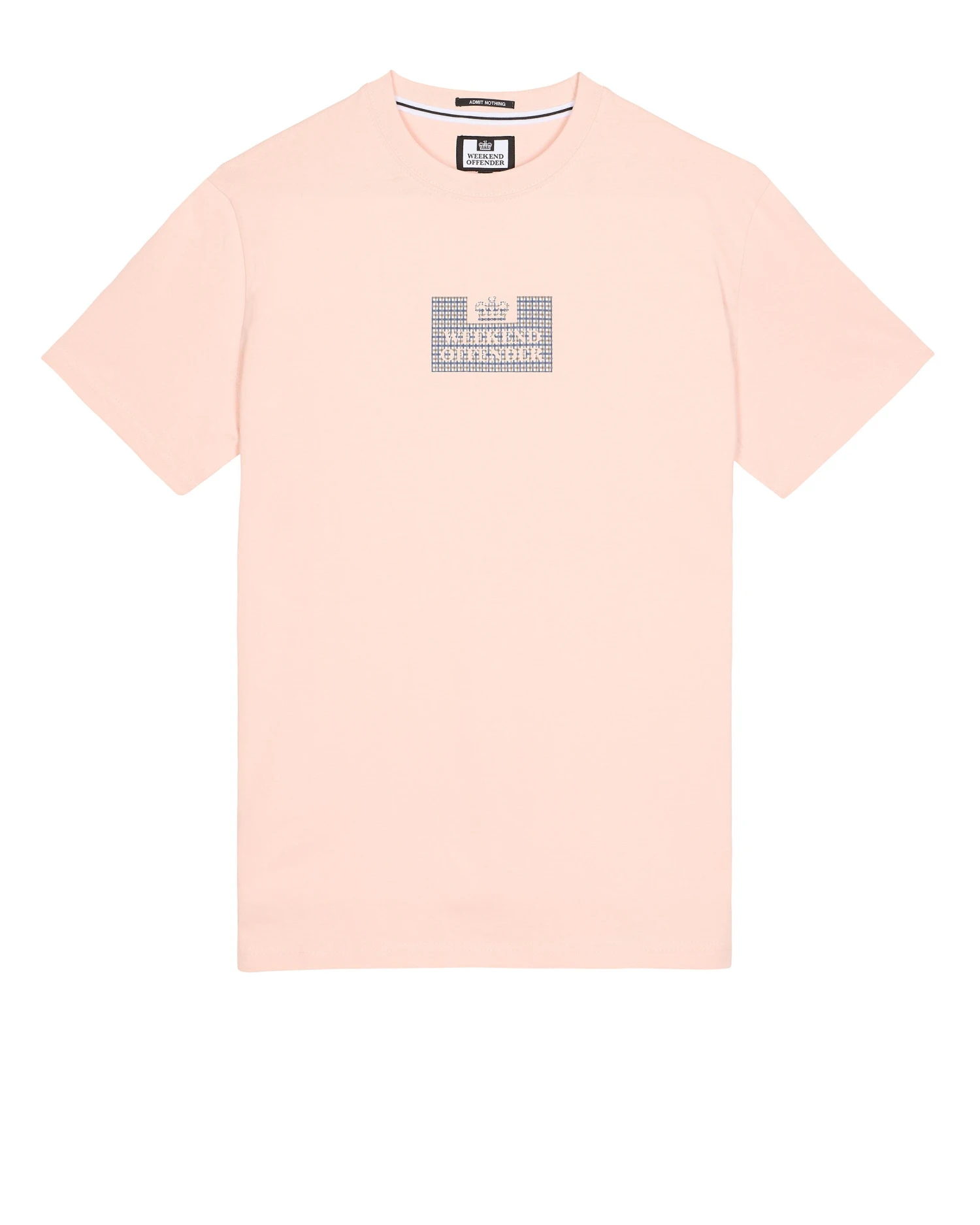 Weekend Offender Dygas T-Shirt Peachy/House Check 1 Weekend Offender Dygas T-Shirt Peachy/House Check