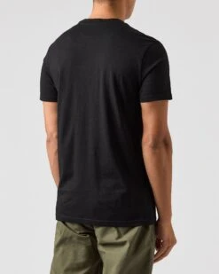 Weekend Offender Lens Mesh Pocket T-Shirt Black -Clothing Shop TSAW2311 LENS BLACK 0476