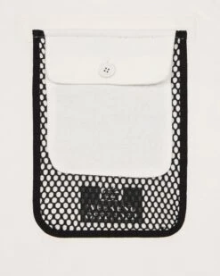 Weekend Offender Lens Mesh Pocket T-Shirt Winter White -Clothing Shop TSAW311 LENS WINTER WHITE 0934