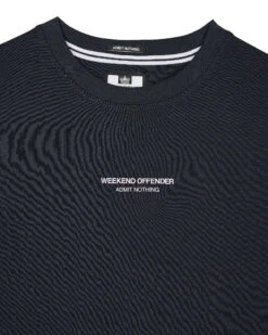 Weekend Offender Millergrove T-Shirt Navy/Periwinkle -Clothing Shop TSS2402 MILLERGROVE NAVY PERIWINKLE 3430