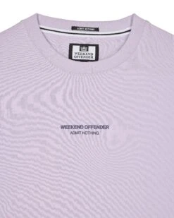 Weekend Offender Millergrove T-Shirt Periwinkle/Bright Navy -Clothing Shop TSS2402 MILLERGROVE PERIWINKLE NAVY 3413