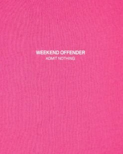 Weekend Offender Millergrove T-Shirt Magenta -Clothing Shop TSSS23 06 MILLERGROVE MAGENTA1019