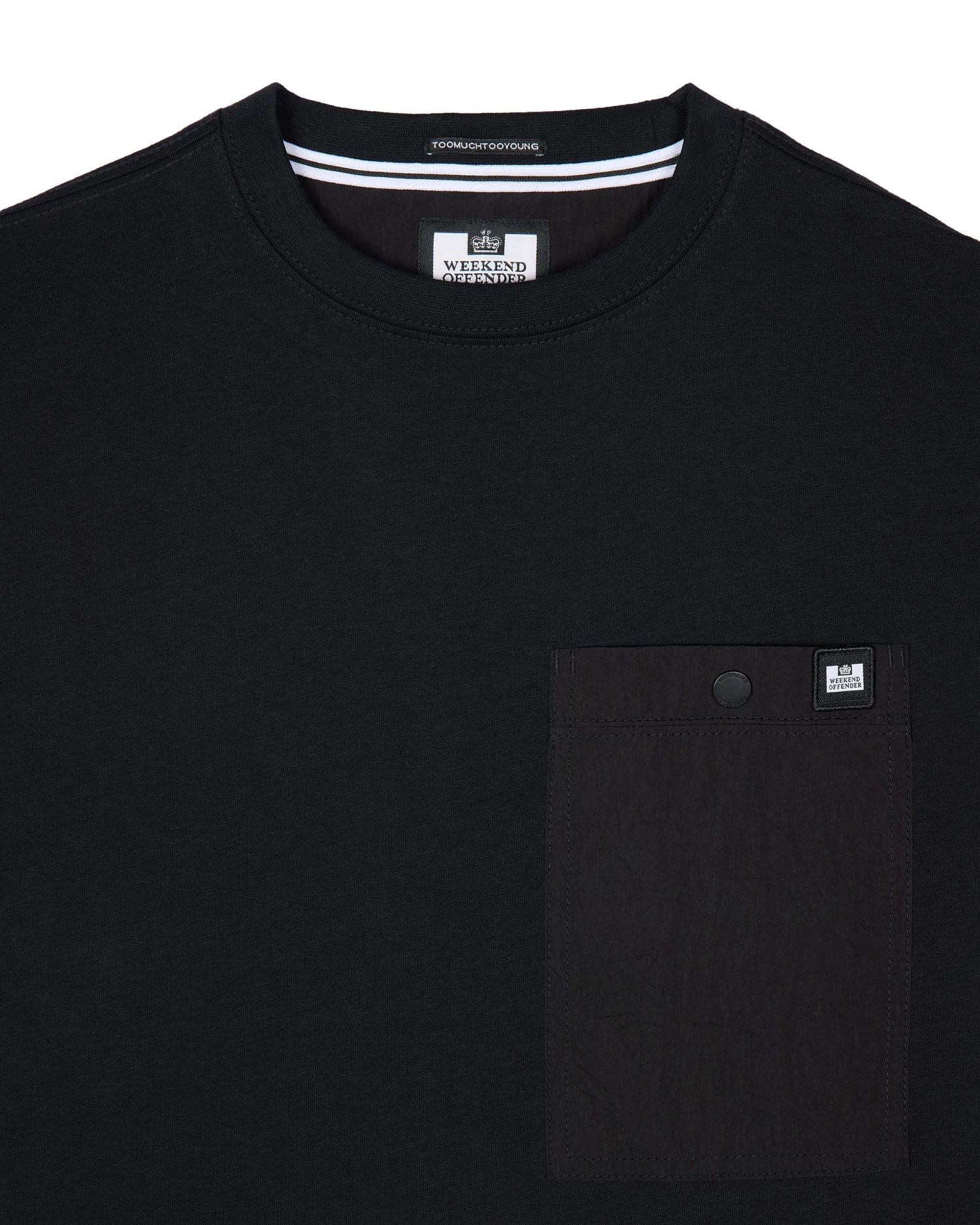 Weekend Offender Tabiti Pocket T-Shirt Black 5 Weekend Offender Tabiti Pocket T-Shirt Black - Image 5