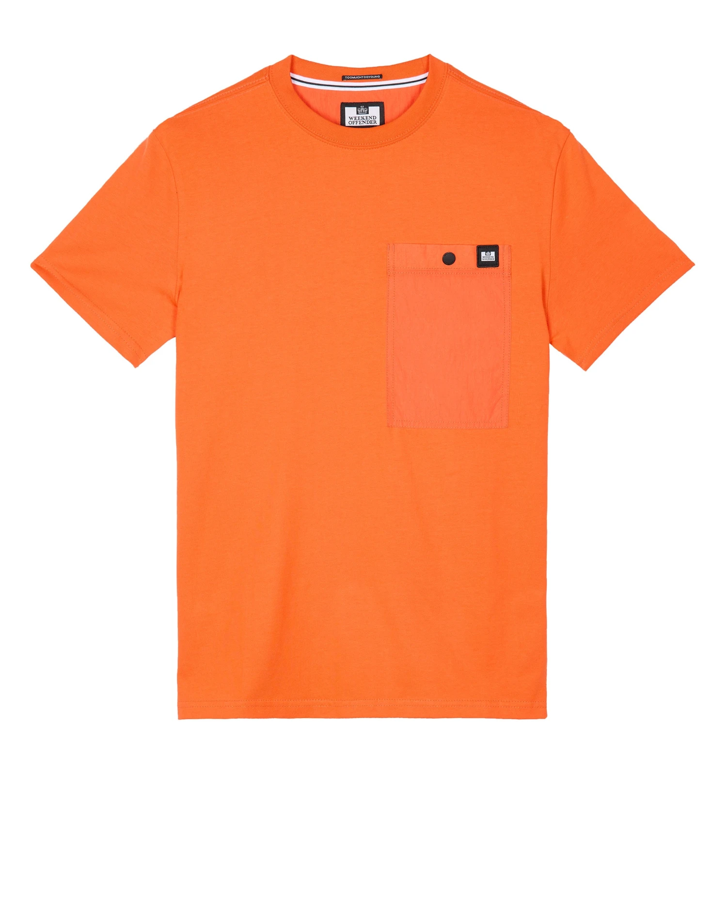Weekend Offender Tabiti Pocket T-Shirt Orange Fizz 1 Weekend Offender Tabiti Pocket T-Shirt Orange Fizz