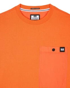 Weekend Offender Tabiti Pocket T-Shirt Orange Fizz 11 Weekend Offender Tabiti Pocket T-Shirt Orange Fizz -Clothing Shop TSSS23 09 TABITI ORANGE FIZZ 1121