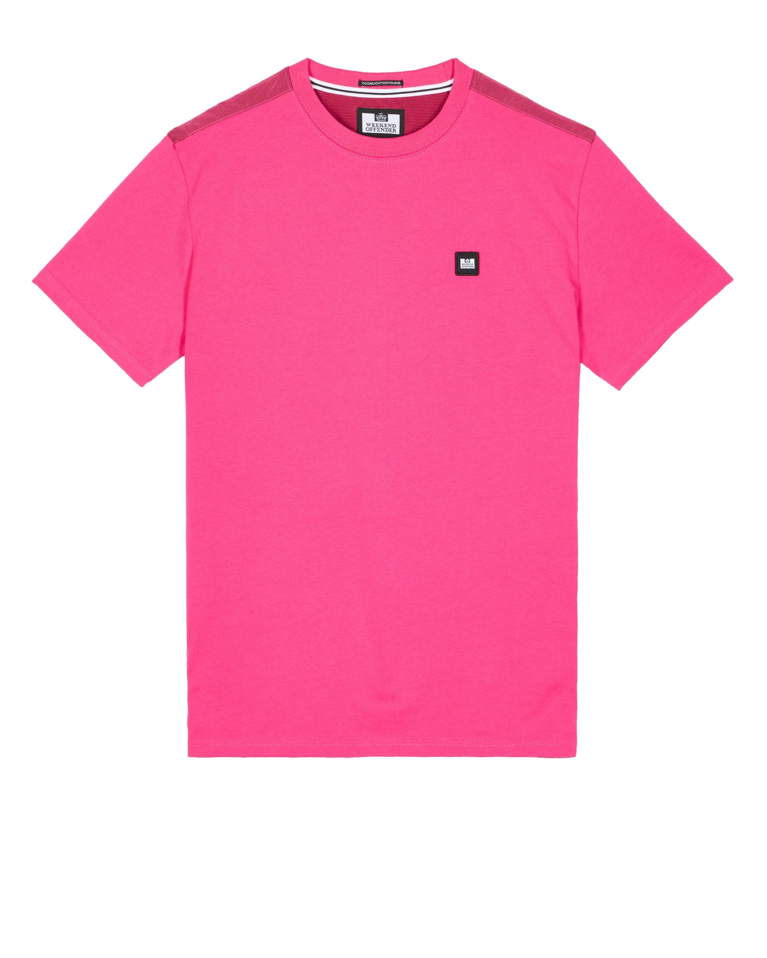 Weekend Offender Garcia T-Shirt Magenta 1 Weekend Offender Garcia T-Shirt Magenta