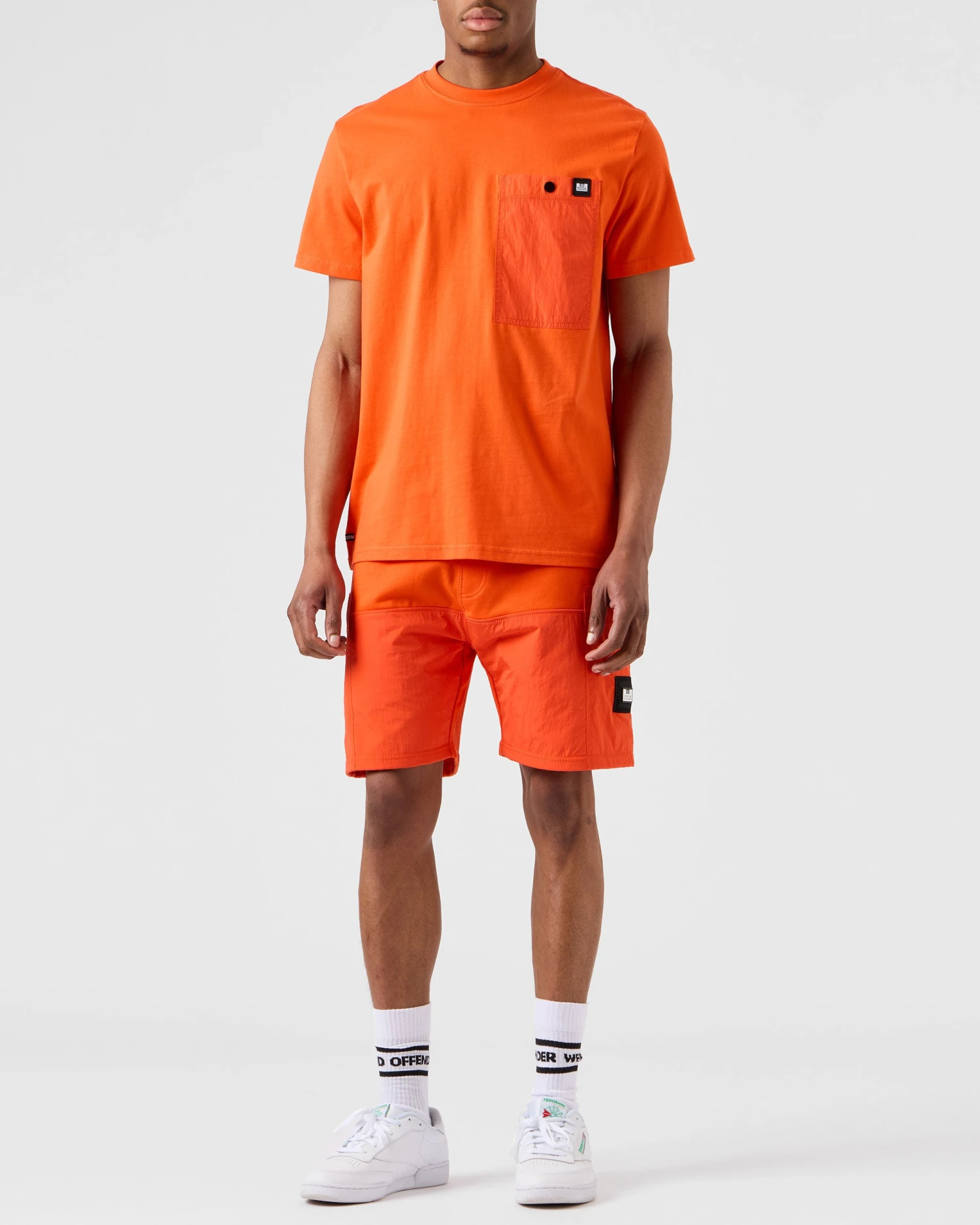 Weekend Offender Tabiti Pocket T-Shirt Orange Fizz 2 Weekend Offender Tabiti Pocket T-Shirt Orange Fizz - Image 2