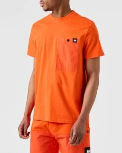 Weekend Offender Tabiti Pocket T-Shirt Orange Fizz 9 Weekend Offender Tabiti Pocket T-Shirt Orange Fizz -Clothing Shop TSSS2309 TABITI ORANGE FIZZ 4995