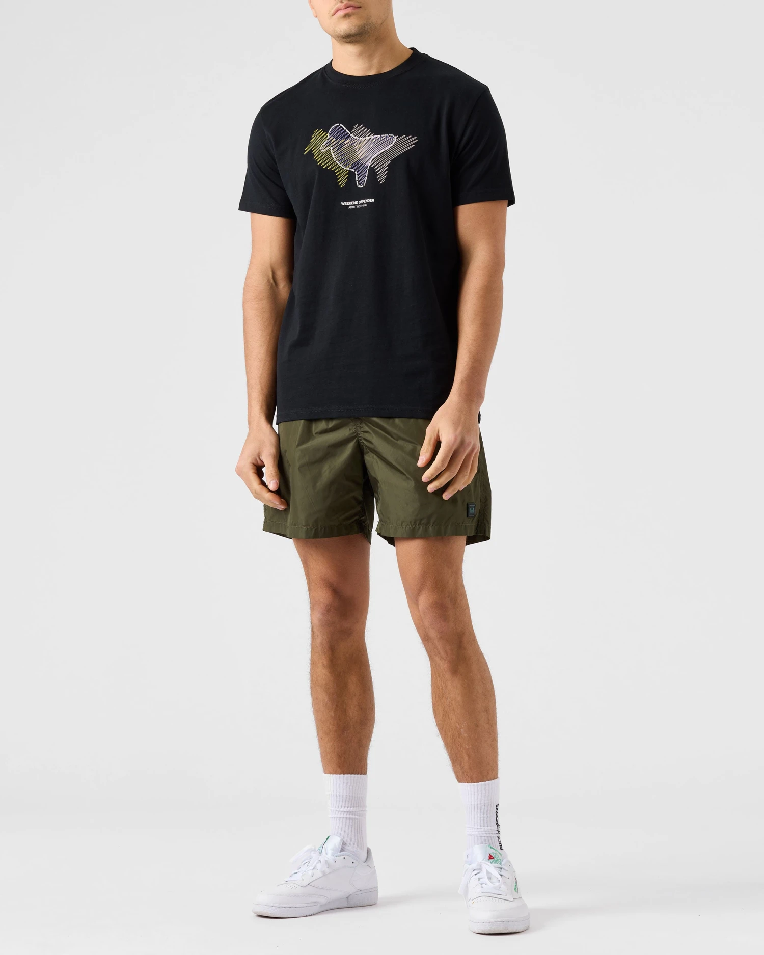 Weekend Offender Gabe Graphic T-Shirt Black 2 Weekend Offender Gabe Graphic T-Shirt Black - Image 2
