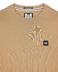 Weekend Offender Cannon Beach T-Shirt Cognac Brown -Clothing Shop TSSS2401 CANNON BEACH COGNAC 3160